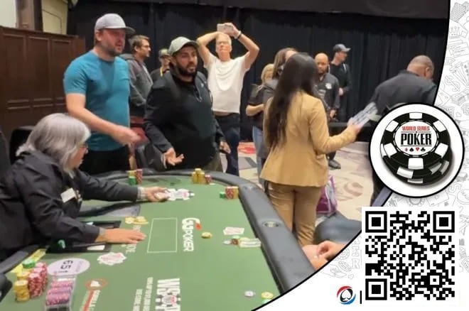 【红龙扑克】WSOP主赛玩家被欺骗盖牌后，他仗义执言却被罚停牌一圈