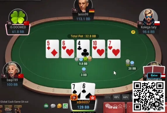 【红龙扑克】牌局分析：寻求患得患失的感觉