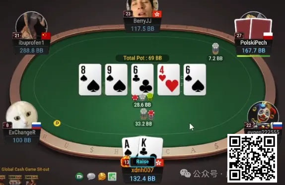 【红龙扑克】牌局分析：通过timing tell讲合理的故事