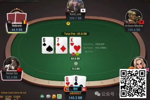 【红龙扑克】牌局分析：挤奶战术屡试不爽
