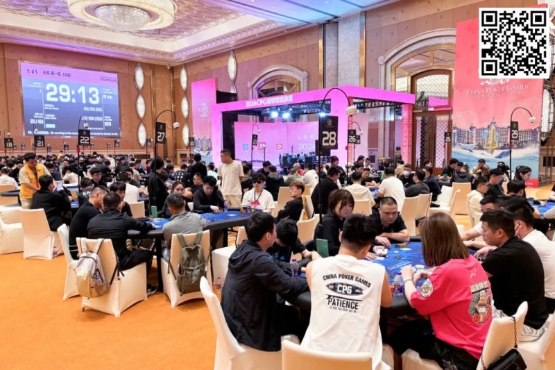 【红龙扑克】CPG®横琴湾巡游赛 | DAY1A组445人参赛赵玄43.15万领跑139名晋级玩家