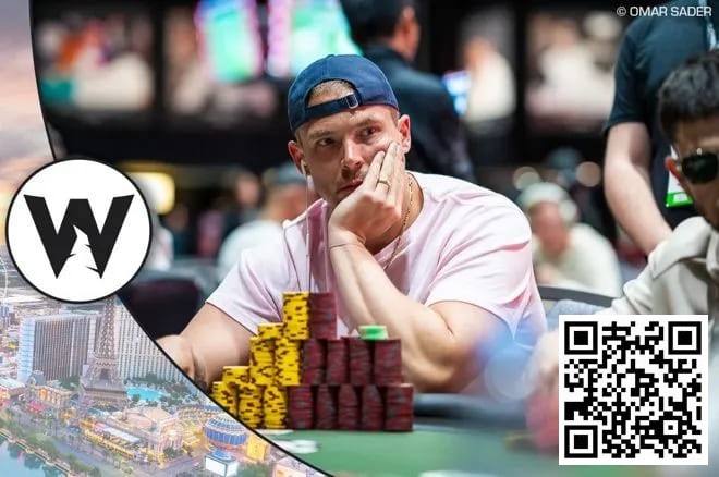 【红龙扑克】用A5杂花翻前6bet全下？在豪客赛这么打合理吗