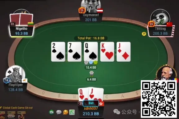 【红龙扑克】牌局分析：少输当赢