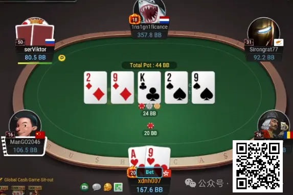 【红龙扑克】牌局分析：你越鱼我就bet越大