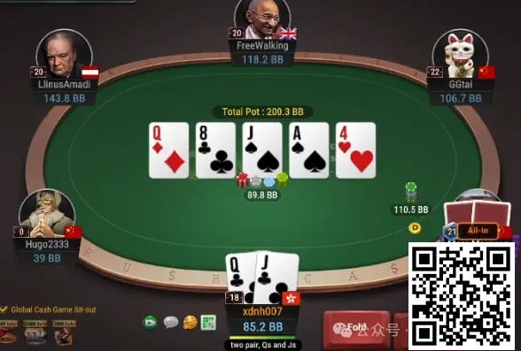 【红龙扑克】牌局分析：虽说找不到什么bluff