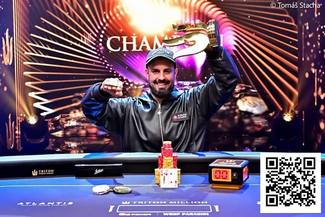 【红龙扑克】简讯 | 阿根廷唱说歌手在50万美元Triton邀请赛夺冠，丁彪奥马哈豪客赛获得第11名