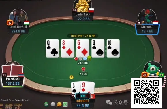 【红龙扑克】牌局分析：Combo draw请不要玩得那么猥琐