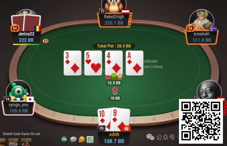 【红龙扑克】牌局分析：连续超池拿鱼的价值