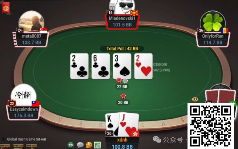 【红龙扑克】牌局分析：谁叫你翻牌不捅一下？