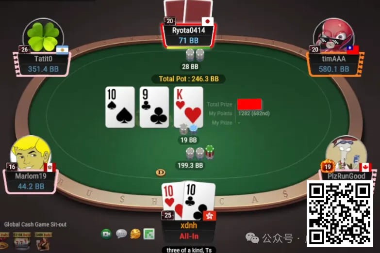 【红龙扑克】牌局分析:牌大cbet就大