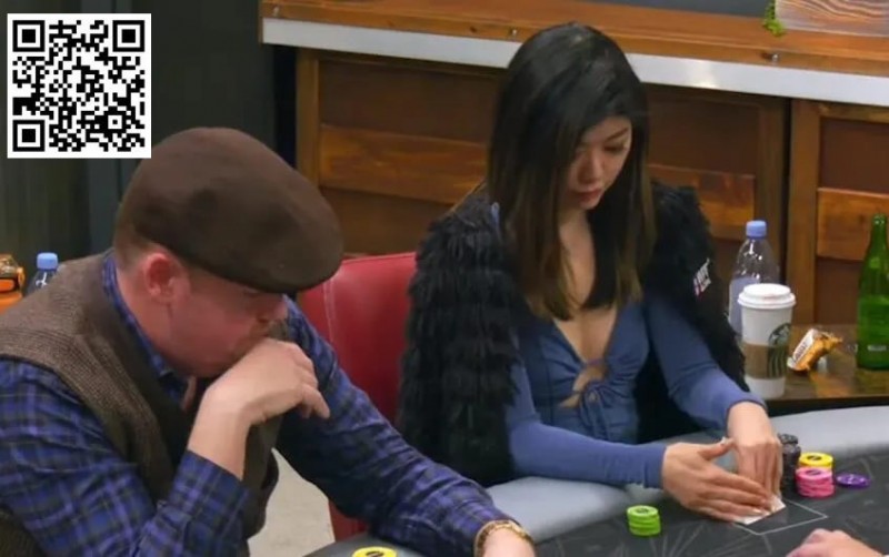 【红龙扑克】美女职牌的这手AA，面对河牌全压该弃牌吗？