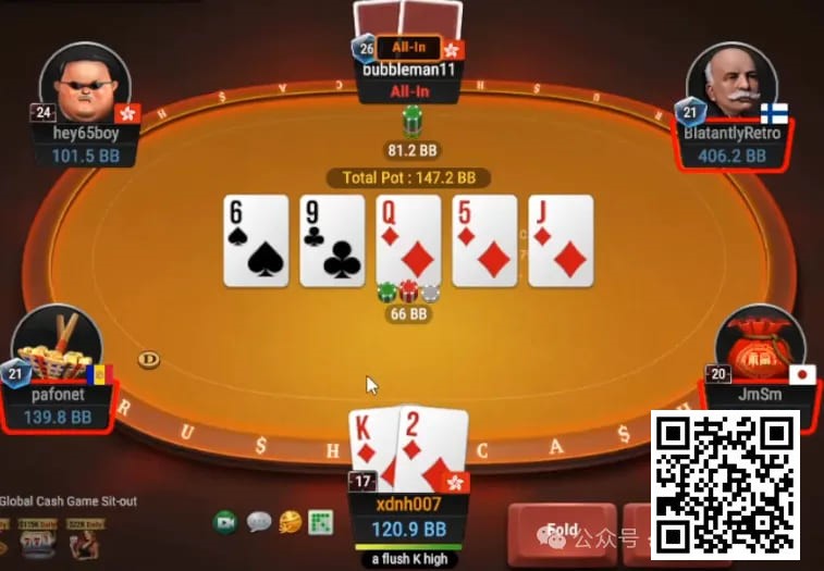 【红龙扑克】牌局分析：再次证明xc/xc/bet这条line鲜有bluff