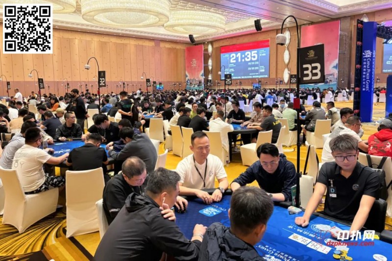 【红龙扑克】CPG珠海 | 首轮战罢！主赛1687人次参赛526人晋级，邓远30万记分牌领跑C组