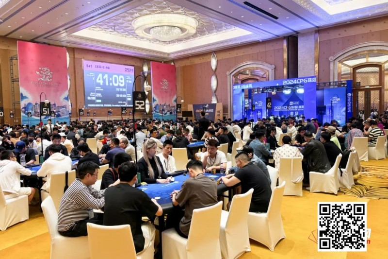 【红龙扑克】CPG珠海 | 白热化！主赛第一轮B组725人参赛，黄小虎33.35万记分牌带领227人晋级