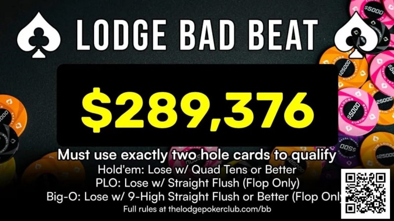 【红龙扑克】同花顺撞上同花顺，Doug Polk俱乐部29万美元bad beat jackpot被打破