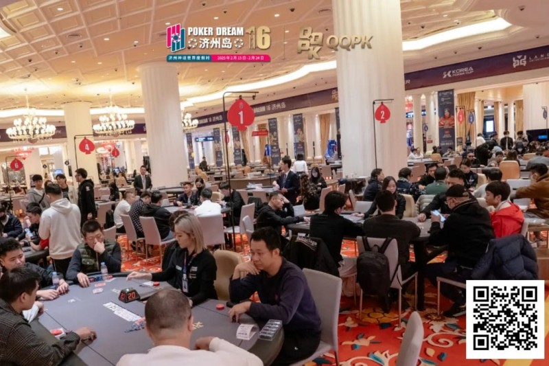 【红龙扑克】PD16济洲站 | 相约济州！PD主赛首次首日开打，三人斩获梦想基金