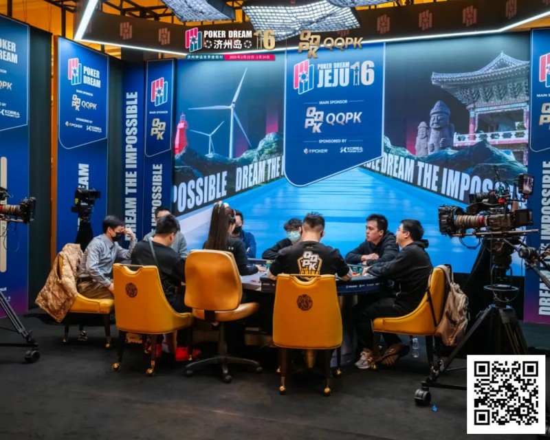 【红龙扑克】PD16济州岛 | 中国军团强势包揽主赛事九人决赛桌，李栋势不可挡以超大优势继续领跑