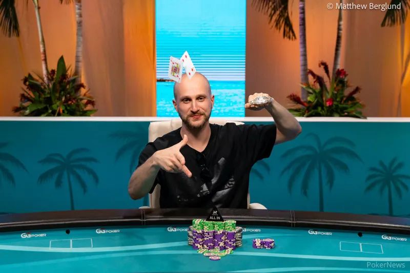 【红龙扑克】线上大神战胜众多顶尖牌手 夺得WSOP Paradise主赛事的冠军