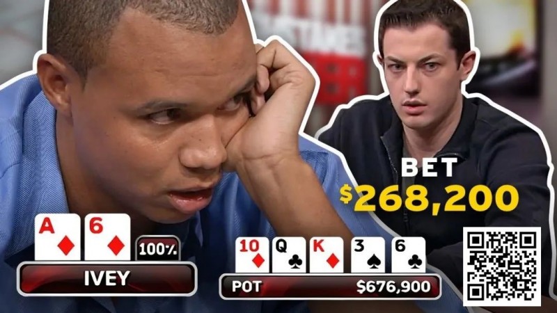【红龙扑克】毒王诈唬Phil Ivey的超经典牌局，逻辑和直觉的猛烈交锋，让人看了又看