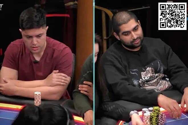 【红龙扑克】话题 | 扑克视频博主拿着KK思考三分钟才跟注，遭到Nik Airball的大力抨击