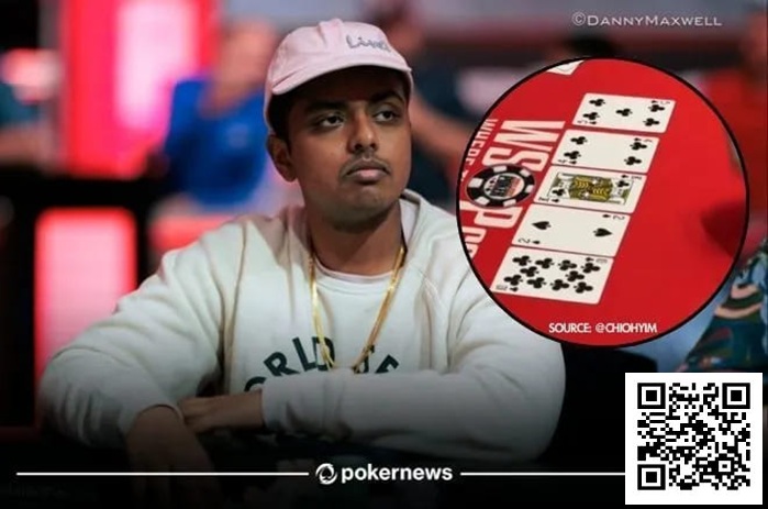 【红龙扑克】明明击中后门同花，却被顺子淘汰出局！WSOPC主赛引争议