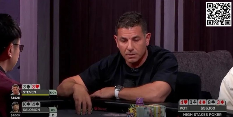 【红龙扑克】玩法：两对转诈唬，河牌幸运击中葫芦成功夺池