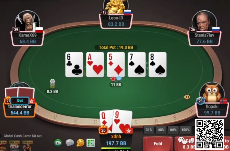 【红龙扑克】牌局分析：尝尝孙老师的迷踪拳