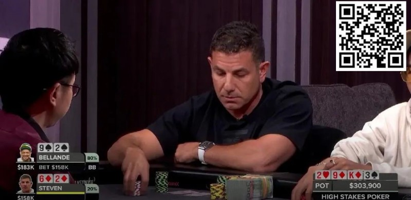 【红龙扑克】牌局分析：这手翻牌圈底对+听花，错在哪儿？