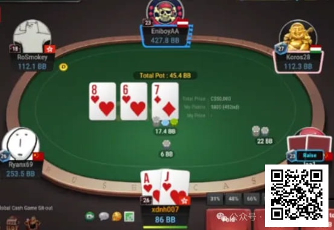 【红龙扑克】牌局分析:进攻是最好的防守