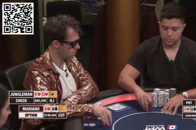 【红龙扑克】牌局分析：口袋AA输掉5,000大池，“阻断牌”要背锅？