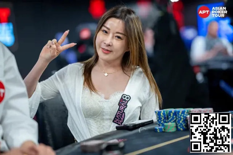 【红龙扑克】2025APT台北｜中国台湾选手Kitty Kuo领衔48强冲击APT史上最高规模主赛事！