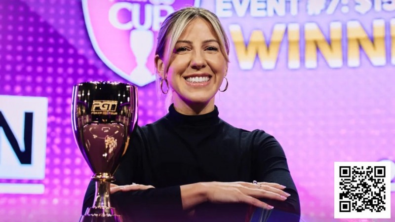 【红龙扑克】牌局分析：Kristen Foxen凭借中对识破巨大超额下注诈唬