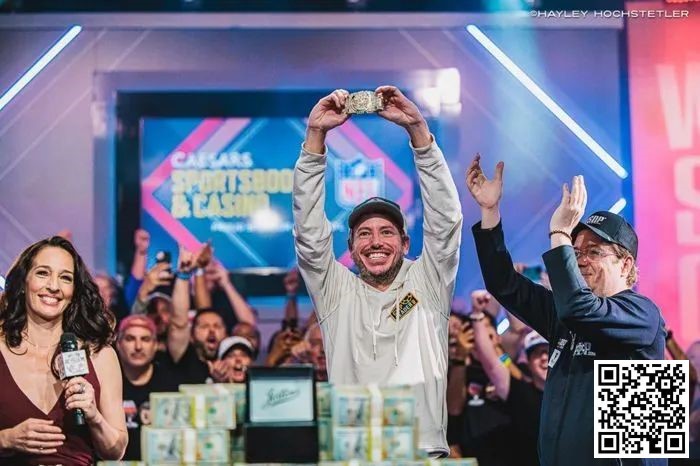 【红龙扑克】2023WSOP主赛事冠军 当时居然差点放弃参加主赛事……