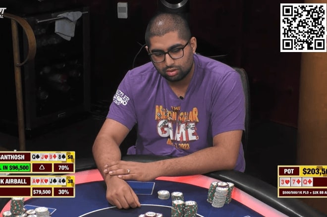 【红龙扑克】趣闻 | Nik Airball在疯狂的PLO游戏中烧掉50 多万美元