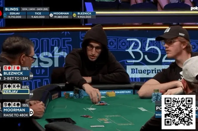 【红龙扑克】翻前4-bet变call，翻牌击中顶set，WSOP豪客赛出现angle shoot？