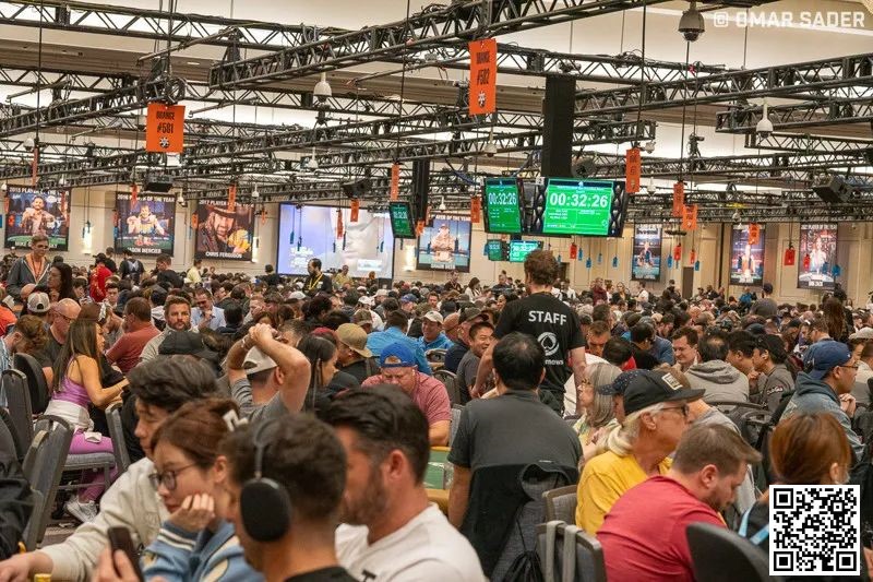 【红龙扑克】2023WSOP主赛Day2abc结束 总报名人数有望突破10,000人