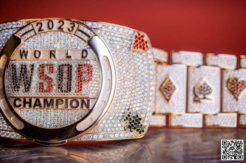【红龙扑克】2023WSOP主赛金手链有多贵？光黄金就用了500克！