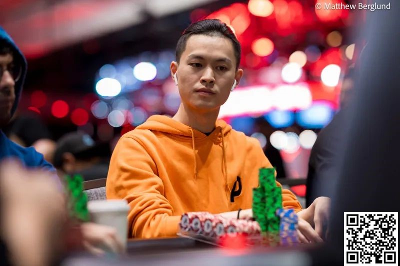 【红龙扑克】2023WSOP | 主赛Day5战况惨烈，仅剩中国台湾帅小伙幸存，149人晋级Day6