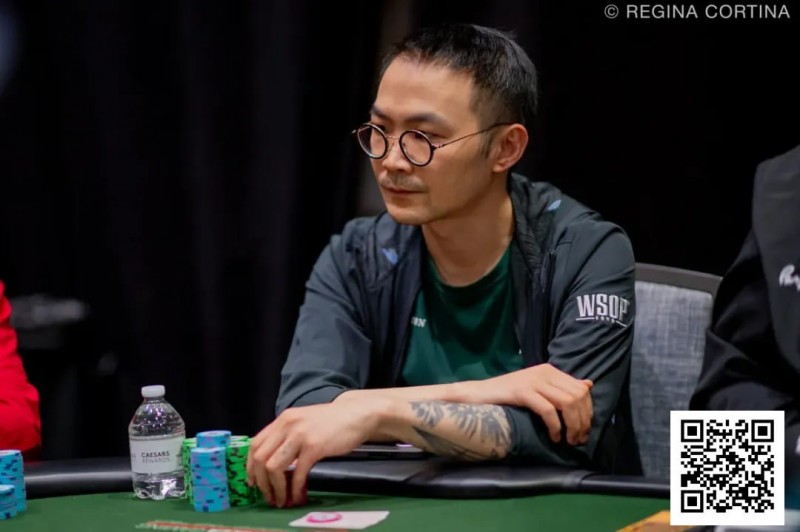 【红龙扑克】2025WSOP | Wang Yilong以第二大记分牌携手Ren Lin进入68号赛事16强