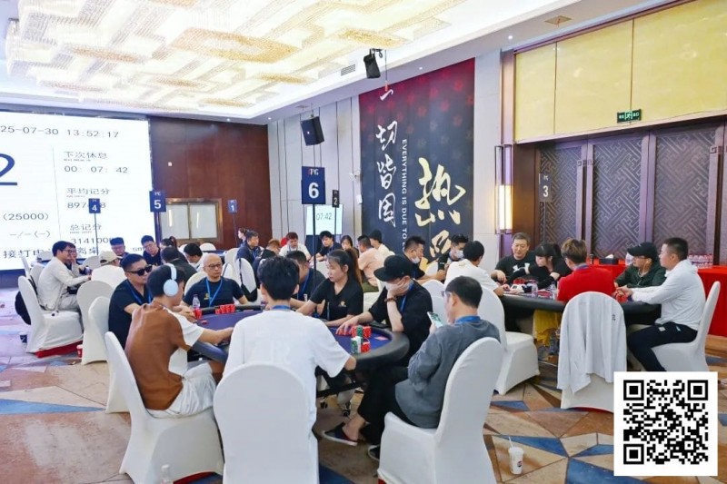 【红龙扑克】IPG选拔赛九华山站 | 第三轮结束，潘宇文发挥依旧神勇，携1230万记分领衔8人开启明日终极一战！