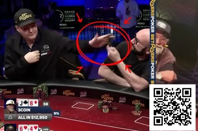 【红龙扑克】在直播桌上一巴掌扇飞别人手机？这次还真不能全怪Hellmuth上头