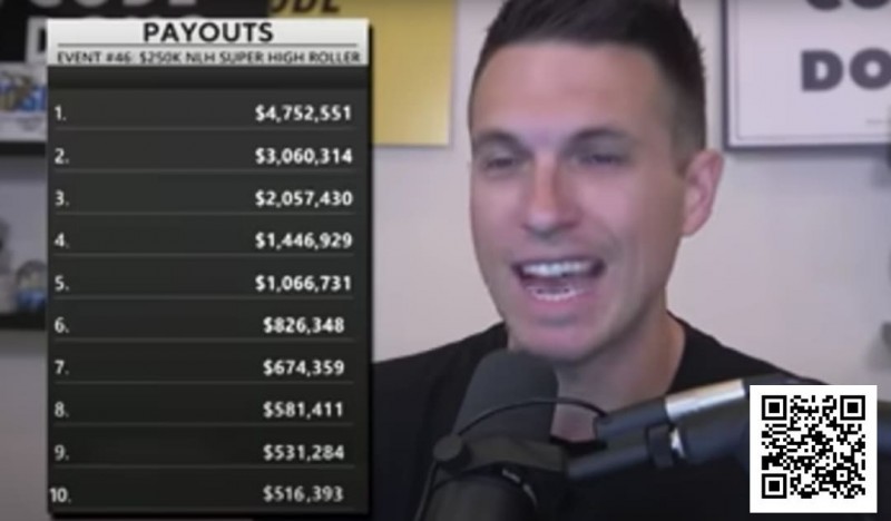 【红龙扑克】ICM压力的极致运用：25w刀超豪赛泡沫期如何偷鸡赶走三条【Polk解析】