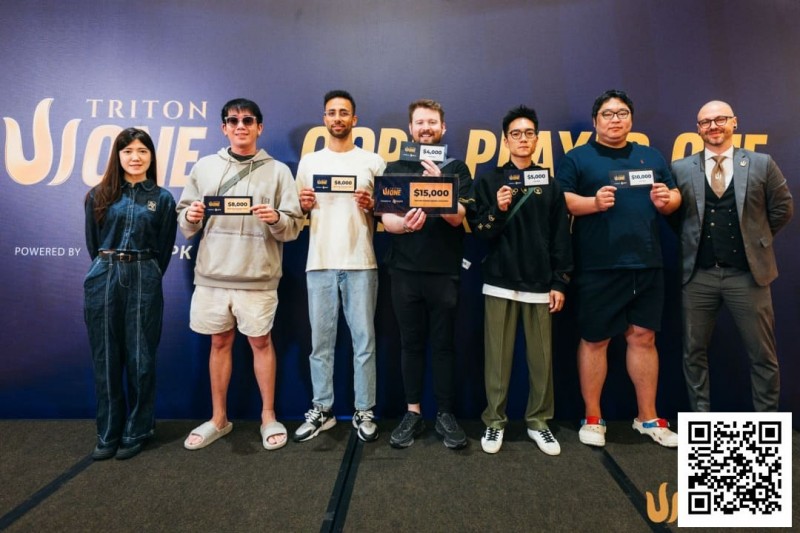 【红龙扑克】两度亚军的 Josh McCully，在济州岛加冕 Player ONE