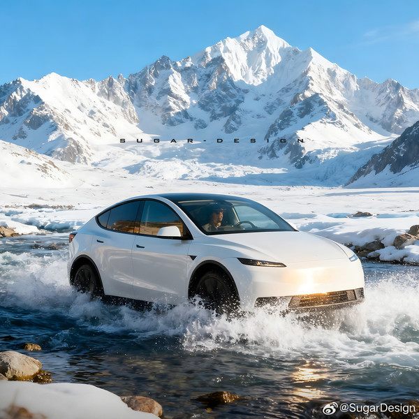 【红龙扑克】廉价版特斯拉Model Y外观设计提前看 有望20万起售？