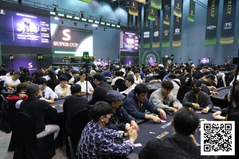 【红龙扑克】Super Cup仁川站｜王金琦 黄华闯入神秘赏金赛FT！主赛A组228人参赛29人晋级，余云超 曹庭嘉等人晋级DAY2
