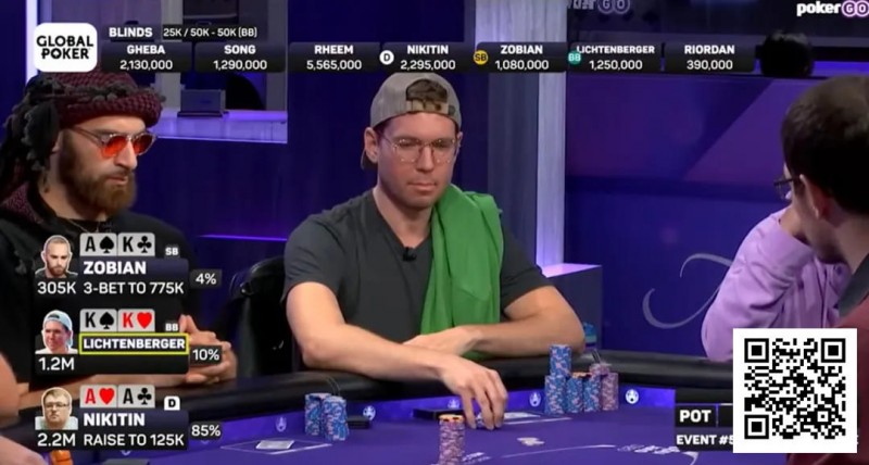 【红龙扑克】翻前三人All in，AA“双杀”KK、AK，最开心的却是其他人？