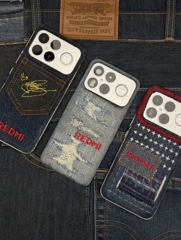 【红龙扑克】网友爆改REDMI手机牛仔背壳获雷军转发：这创意如何？