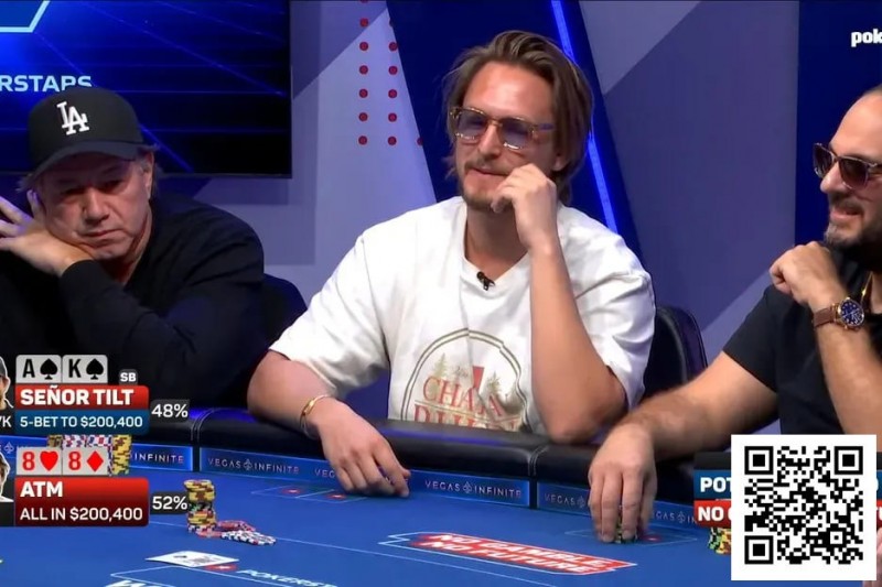 【红龙扑克】弃掉QQ后翻牌连发两张Q，David Benyamine惨遭“补刀”