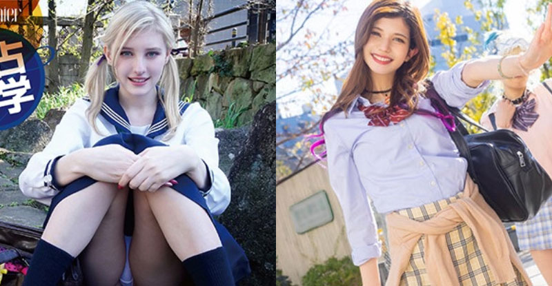 【红龙扑克】北欧天使or美日混血女子高校生最新作品欣赏！