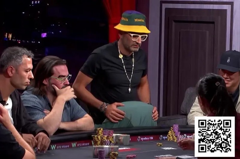 【红龙扑克】史上最惨cooler之一！A葫芦撞四条8，魔术师豪夺82W刀巨池！